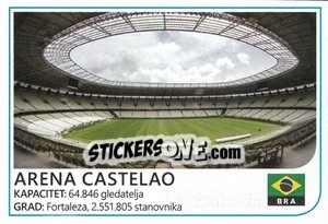 Sticker Arena Castelao - Brazil 2014 n. 4 - Rafo