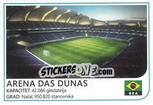 Sticker Arena Das Dunas - Brazil 2014 n. 5 - Rafo