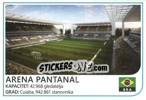 Sticker Arena Pantanal - Brazil 2014 n. 8 - Rafo