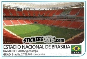 Figurina Estadio Nacional De Brasilia - Brazil 2014 - Rafo