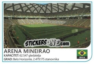 Figurina Arena Mineirao - Brazil 2014 - Rafo