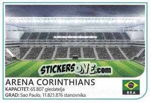 Figurina Arena Corinthians - Brazil 2014 - Rafo