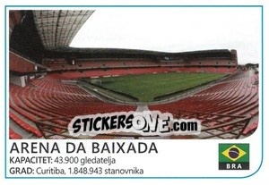 Sticker Arena Da Baixada - Brazil 2014 n. 13 - Rafo