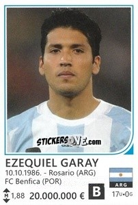 Sticker Ezequiel Garay - Brazil 2014 - Rafo