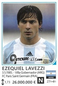 Figurina Ezequiel Lavezzi - Brazil 2014 - Rafo