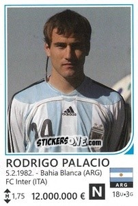 Sticker Rodrigo Palacio - Brazil 2014 n. 29 - Rafo