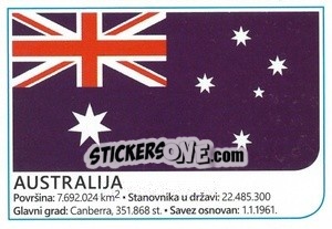 Sticker Flag - Brazil 2014 n. 33 - Rafo