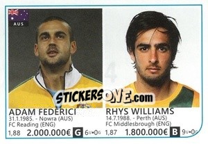 Figurina Adam Federici / Rhys Williams - Brazil 2014 - Rafo