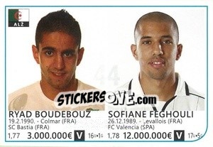 Sticker Ryad Boudebouz / Sofiane Feghouli