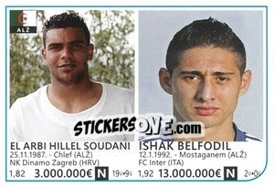 Sticker El Arbi Hillel Soudani / Ishak Belfodil