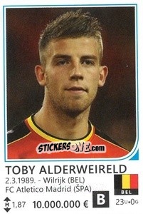 Sticker Toby Alderweireld - Brazil 2014 n. 51 - Rafo