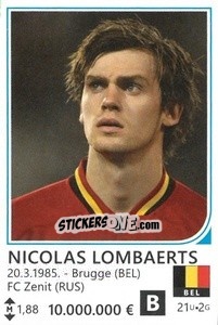 Figurina Nicolas Lombaerts - Brazil 2014 - Rafo