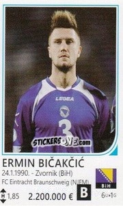 Sticker Ermin Bicakcic - Brazil 2014 n. 69 - Rafo