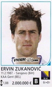 Sticker Ervin Zukanovic - Brazil 2014 - Rafo