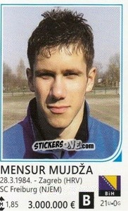 Sticker Mensur Mujdža - Brazil 2014 - Rafo