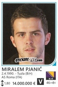 Sticker Miralem Pjanic - Brazil 2014 n. 73 - Rafo