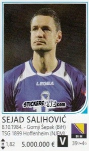 Sticker Sejad Salihovic - Brazil 2014 - Rafo