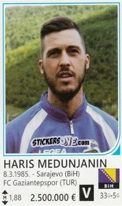 Cromo Haris Medunjanin - Brazil 2014 - Rafo