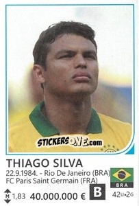 Sticker Thiago Silva - Brazil 2014 - Rafo
