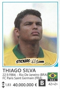 Sticker Thiago Silva - Brazil 2014 n. 86 - Rafo