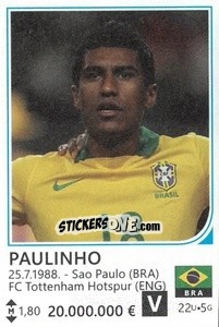 Sticker Paulinho - Brazil 2014 - Rafo