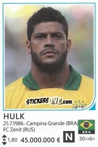 Sticker Hulk - Brazil 2014 - Rafo