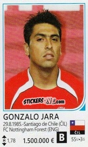 Sticker Gonzalo Jara - Brazil 2014 - Rafo