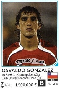 Cromo Osvaldo Gonzalez