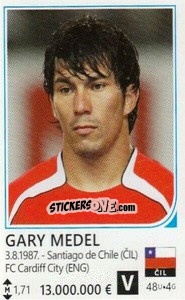 Sticker Gary Medel - Brazil 2014 - Rafo