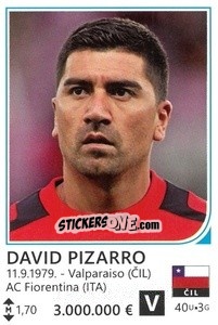 Sticker David Pizarro - Brazil 2014 - Rafo