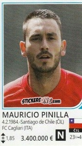 Sticker Maurico Pinilla - Brazil 2014 - Rafo