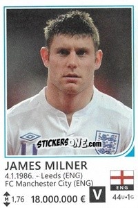 Sticker James Milner - Brazil 2014 - Rafo