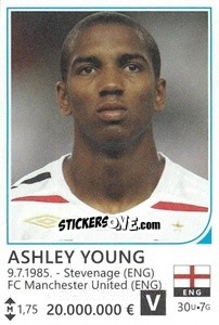 Sticker Ashley Young - Brazil 2014 - Rafo