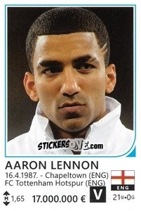 Sticker Aaron Lennon - Brazil 2014 - Rafo