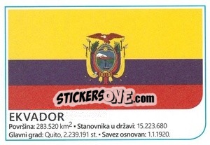 Sticker Flag - Brazil 2014 n. 134 - Rafo