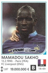 Sticker Mamadou Sakho - Brazil 2014 - Rafo