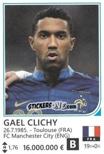 Sticker Gael Clichy - Brazil 2014 - Rafo