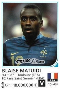 Cromo Blaise Matuidi