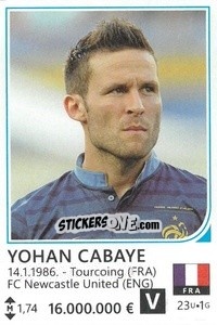 Figurina Yohan Cabaye - Brazil 2014 - Rafo