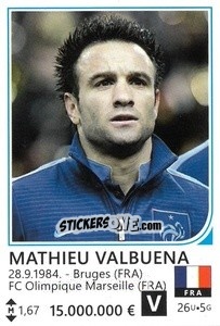 Sticker Mathieu Valbuena