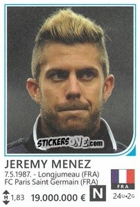 Sticker Jeremy Menez - Brazil 2014 - Rafo
