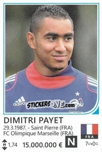 Figurina Dimitri Payet - Brazil 2014 - Rafo