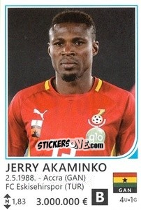 Cromo Jerry Akaminko - Brazil 2014 - Rafo