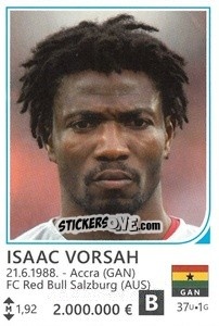 Sticker Isaac Vorsah - Brazil 2014 n. 171 - Rafo