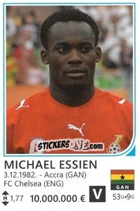 Sticker Michael Essien - Brazil 2014 n. 173 - Rafo