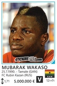 Sticker Mubarak Wakaso - Brazil 2014 n. 174 - Rafo
