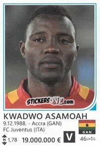 Sticker Kwadwo Asamoah - Brazil 2014 - Rafo