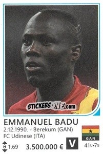 Sticker Emmanuel Badu - Brazil 2014 - Rafo