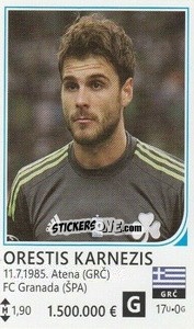 Sticker Orestis Karnezis - Brazil 2014 - Rafo