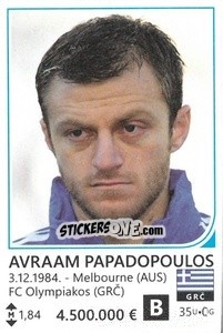 Sticker Avraam  Papadopoulos